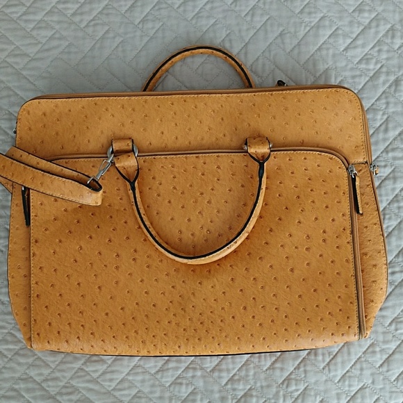 mustard laptop bag